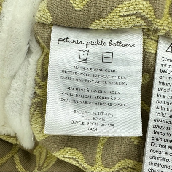 Petunia Pickle Bottom Beige & Yellow Stroller Bunting Bag - Picture 15 of 15